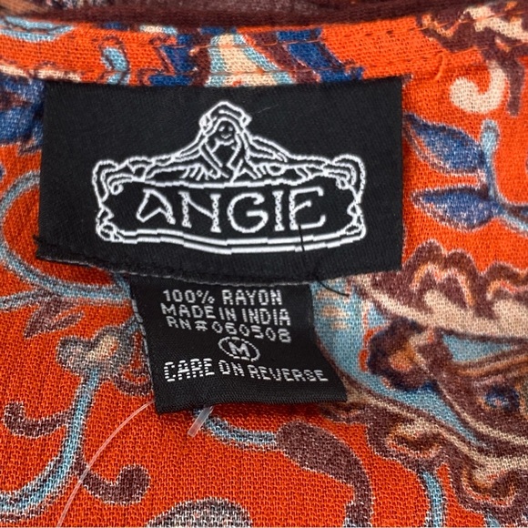 NEW ANGIE Boho MIXED PATTERN
PAISLEY KIMONO DUSTER Size M - Picture 9 of 13